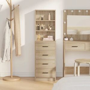vidaXL Sonoma Eiche Holzwerkstoff Stauraum Hochschrank - Storage Cabinet vidaXL Sonoma Eiche Holzwerkstoff Stauraum Hochschrank - Storage Cabinet