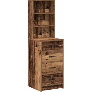 vidaXL Altes Holz Holz Mittel Rustikaler Hochschrank - Stauraumschrank vidaXL Altes Holz Holz Mittel Rustikaler Hochschrank - Stauraumschrank