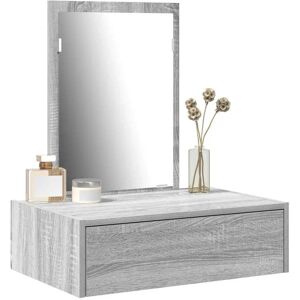 vidaXL Grå Sonoma Makeup-bord 60 x 40 x 70 cm vidaXL Grå Sonoma Makeup-bord 60 x 40 x 70 cm