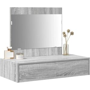 vidaXL Szary Sonoma Toaletka - Vanity Table vidaXL Szary Sonoma Toaletka - Vanity Table