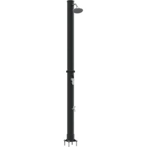 vidaXL Outdoor Shower with Tap - 217 cm - Black vidaXL Outdoor Shower with Tap - 217 cm - Black