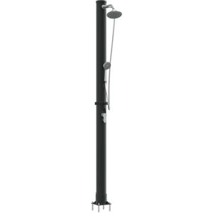 vidaXL Outdoor Shower with Hand Shower - 217 cm - Black vidaXL Outdoor Shower with Hand Shower - 217 cm - Black