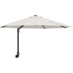 vidaXL Large Beige Cantilever Umbrella - Outdoor Garden Shade vidaXL Large Beige Cantilever Umbrella - Outdoor Garden Shade