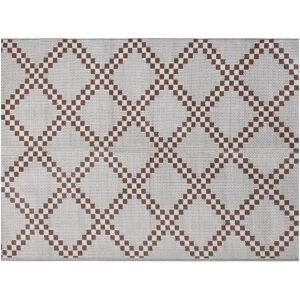 vidaXL Outdoor Rug ARAKIL - Brown Geometric 300x400cm - Outdoor Rug vidaXL Outdoor Rug ARAKIL - Brown Geometric 300x400cm - Outdoor Rug