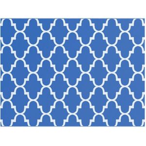 vidaXL Utendørs Teppe ARAKIL - Blomstermønster Blå - Utendørs Teppe vidaXL Utendørs Teppe ARAKIL - Blomstermønster Blå - Utendørs Teppe