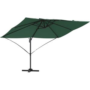 Vidaxl Large Green Cantilever Parasol with Adjustable Tilt Vidaxl Large Green Cantilever Parasol with Adjustable Tilt