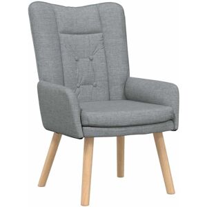 vidaXL Recliner Light Grey Fabric 63 x 67 x 94 cm - Armchair vidaXL Recliner Light Grey Fabric 63 x 67 x 94 cm - Armchair