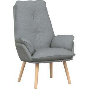 vidaXL Gri deschis Tufted Armchair - Relaxation Furniture vidaXL Gri deschis Tufted Armchair - Relaxation Furniture