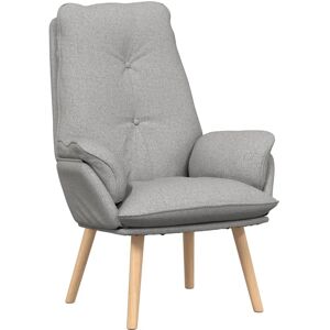 vidaXL Relaxstol Clouds-Grå Stoff - Relaxation Chair vidaXL Relaxstol Clouds-Grå Stoff - Relaxation Chair