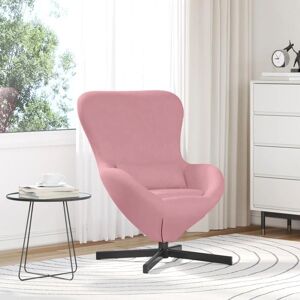 Fauteuil Velours Rose Vidaxl - Salon ou Chambre - Publicité Fauteuil Velours Rose Vidaxl - Salon ou Chambre - Publicité