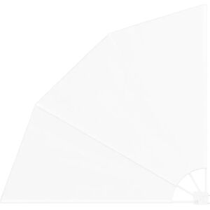 vidaXL Balcony Privacy Screen White 140 x 140 cm Fabric - Privacy Screen vidaXL Balcony Privacy Screen White 140 x 140 cm Fabric - Privacy Screen