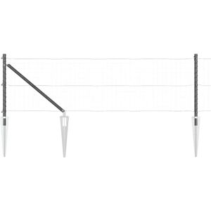 vidaXL Fence Posts with Spike - 7 pcs, Ø32 mm, 80 cm, Galvanized Steel - Outdoor vidaXL Fence Posts with Spike - 7 pcs, Ø32 mm, 80 cm, Galvanized Steel - Outdoor