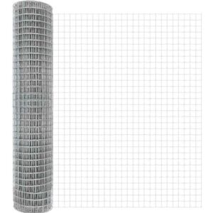 Vidaxl Galvanized Metal Fence 10x1.5 M - Fence Vidaxl Galvanized Metal Fence 10x1.5 M - Fence