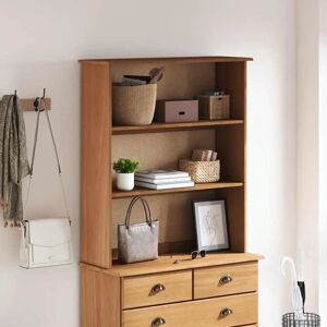 Vidaxl - Hutch 'askim' 91x30x104 cm Bois de pin massif - Publicité Vidaxl - Hutch 'askim' 91x30x104 cm Bois de pin massif - Publicité