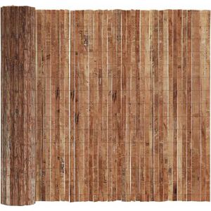 Clôture de Jardin en Bois Naturel 400x125cm Vidaxl - Publicité Clôture de Jardin en Bois Naturel 400x125cm Vidaxl - Publicité