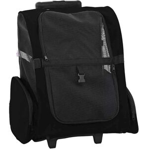 vidaXL Pet Trolley - 48x32x57 cm - Black vidaXL Pet Trolley - 48x32x57 cm - Black