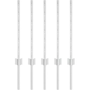 vidaXL Zaunpfosten 5 Stück U Kanal 60cm - Gartenzaun Zubehör vidaXL Zaunpfosten 5 Stück U Kanal 60cm - Gartenzaun Zubehör