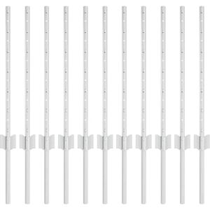 vidaXL Zaunpfosten 11 Stück U-Kanal 60cm - Gartenzäune vidaXL Zaunpfosten 11 Stück U-Kanal 60cm - Gartenzäune