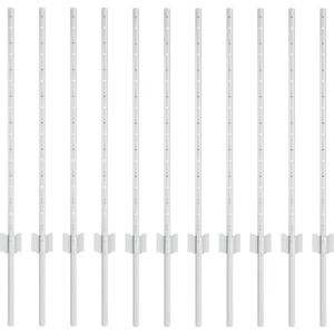 vidaXL Gitterstolpe 11 Styk U Kanal 80cm Galvaniseret Stål Sølv 120 cm vidaXL Gitterstolpe 11 Styk U Kanal 80cm Galvaniseret Stål Sølv 120 cm