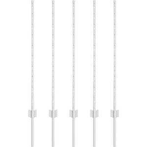 vidaXL Gitterpæle 10 stk U-kanal 100cm Galvaniseret stål Sølv 140 cm vidaXL Gitterpæle 10 stk U-kanal 100cm Galvaniseret stål Sølv 140 cm