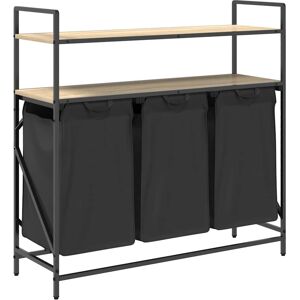 vidaXL Laundry Basket with Shelves - Laundry Type vidaXL Laundry Basket with Shelves - Laundry Type
