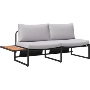 vidaXL Udendørssofa - Vejrbestandig, Plads til 3, Lys Grå, Moderne Design vidaXL Udendørssofa - Vejrbestandig, Plads til 3, Lys Grå, Moderne Design