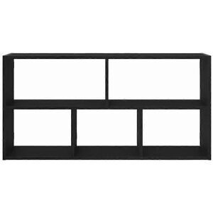 vidaXL Wall Shelf Black Oak 100x25x50 cm Engineered Wood - Wall Shelf vidaXL Wall Shelf Black Oak 100x25x50 cm Engineered Wood - Wall Shelf