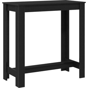 vidaXL Table de Bar Compacte en Chêne Noir - Bartisch - Publicité vidaXL Table de Bar Compacte en Chêne Noir - Bartisch - Publicité