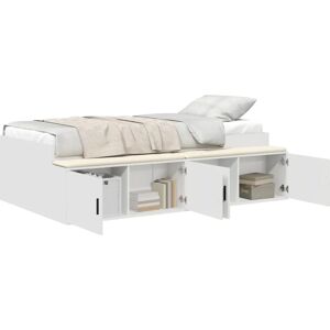 Vidaxl White Storage Bed Frame - Storage Bed Frame Vidaxl White Storage Bed Frame - Storage Bed Frame
