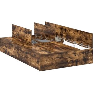 VIDAXL Rovere Affumicato 120x190 cm - Bed Frame with Storage VIDAXL Rovere Affumicato 120x190 cm - Bed Frame with Storage