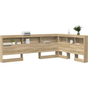 Vidaxl Brun Trehode med Hylle - Hodegjerte med hylle Vidaxl Brun Trehode med Hylle - Hodegjerte med hylle