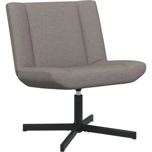 vidaXL Accent Chair Taupe Fabric - Ergonomic - Standard vidaXL Accent Chair Taupe Fabric - Ergonomic - Standard