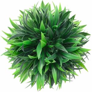 vidaXL Artificial Boxwood Balls with LED Lights - 15 cm - Green - Artificial Boxwood Balls vidaXL Artificial Boxwood Balls with LED Lights - 15 cm - Green - Artificial Boxwood Balls