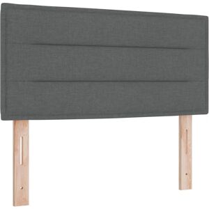 vidaXL Kopfteil Linien Design Dunkelgrau 90 cm Stoff - Headboard vidaXL Kopfteil Linien Design Dunkelgrau 90 cm Stoff - Headboard