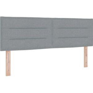 vidaXL Headboard Lines Design Light Grey - Headboard vidaXL Headboard Lines Design Light Grey - Headboard