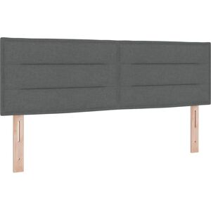 vidaXL Headboard Lines Design Dark Grey - 160 cm Headboard vidaXL Headboard Lines Design Dark Grey - 160 cm Headboard