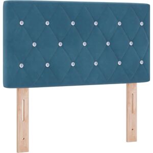vidaXL Dark Blue Velvet Upholstered Headboard - Headboard vidaXL Dark Blue Velvet Upholstered Headboard - Headboard