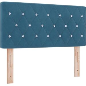 vidaXL Headboard upholstered with crystal button - Velvet - 100 cm - Headboard vidaXL Headboard upholstered with crystal button - Velvet - 100 cm - Headboard