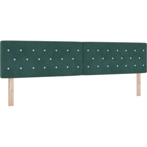 vidaXL Headboard Dark Green Velvet 200cm - Headboard vidaXL Headboard Dark Green Velvet 200cm - Headboard