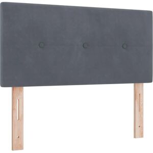 vidaXL Headboard Dark Grey Velvet 100 cm - Headboard vidaXL Headboard Dark Grey Velvet 100 cm - Headboard