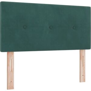vidaXL Headboard with Button Stitching Dark Green Velvet 100 cm - Headboard vidaXL Headboard with Button Stitching Dark Green Velvet 100 cm - Headboard