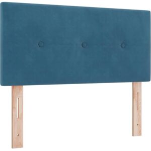 vidaXL Headboard with Button Stitching Dark Blue - Headboard vidaXL Headboard with Button Stitching Dark Blue - Headboard