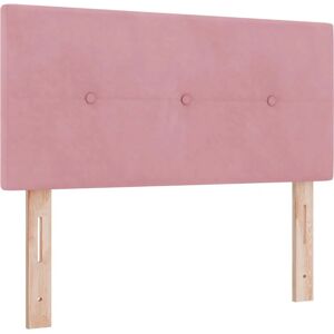 vidaXL Pink Velvet Headboard - 100 x 40 x 7 cm - Bedroom Decor vidaXL Pink Velvet Headboard - 100 x 40 x 7 cm - Bedroom Decor