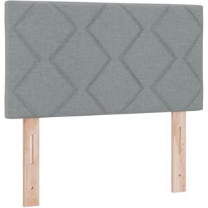 vidaXL Hovedgærde med diamantformet design i lysegrå - Hovedgærde - 80 x 7 x 78 cm, 80 x 7 x 88 cm vidaXL Hovedgærde med diamantformet design i lysegrå - Hovedgærde - 80 x 7 x 78 cm, 80 x 7 x 88 cm