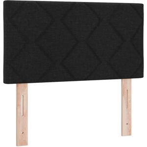 vidaXL Kopfteil im Diamantblock-Design - Schwarz - 80 cm - Stoff vidaXL Kopfteil im Diamantblock-Design - Schwarz - 80 cm - Stoff