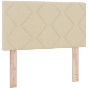 vidaXL Hovedgærde med diamantblok design - Hovedgærde - Creme - 80 x 7 x 78 cm, 80 x 7 x 88 cm vidaXL Hovedgærde med diamantblok design - Hovedgærde - Creme - 80 x 7 x 78 cm, 80 x 7 x 88 cm