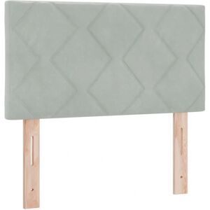 vidaXL Light gray diamond headboard - Headboard for bedroom vidaXL Light gray diamond headboard - Headboard for bedroom