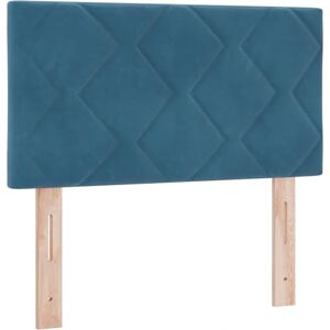 vidaXL Kopfteil mit Diamantmuster in Dunkelblau 80 cm Samt - Kopfteil vidaXL Kopfteil mit Diamantmuster in Dunkelblau 80 cm Samt - Kopfteil