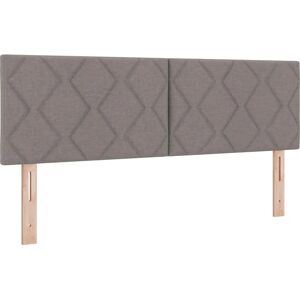 vidaXL Headboard with diamond pattern taupe - Headboard for 160 cm bed vidaXL Headboard with diamond pattern taupe - Headboard for 160 cm bed