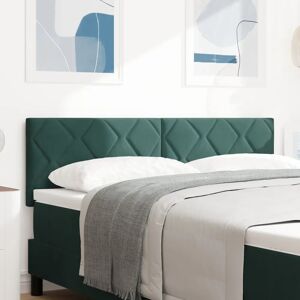 Vidaxl Dunkelgrüne Polsterkopfteil - Kopfteil Vidaxl Dunkelgrüne Polsterkopfteil - Kopfteil